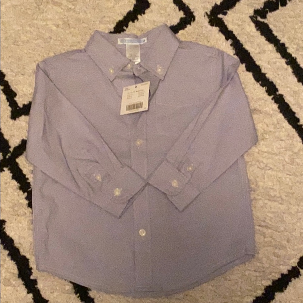 NWT Janie and Jack Boys 18-24M Cotton Dress Shirt